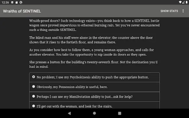 Wraiths of SENTINEL android App screenshot 3