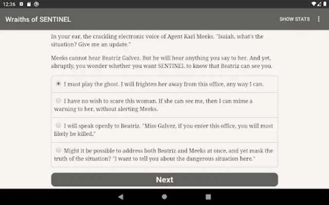 Wraiths of SENTINEL android App screenshot 4